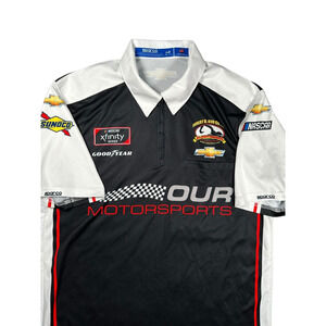 Our Motorsports Nascar XFINITY Pit Crew Track Shirt Size Large Sparco Chevy